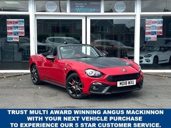 Abarth 124 Spider 1.4 SPIDER MULTIAIR 2 Door 2 Seat Sports Convertible AUTO with E