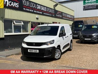 Peugeot Partner 1.5 BLUEHDI PROFESSIONAL L1 101 BHP 5 DOOR PANEL VAN ULEZ 