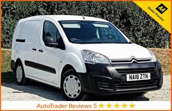 Citroen Berlingo 1.6 725 X L2 BLUEHDI 98 BHP.*CREW VAN*5 SEATS*LWB*EURO 6*