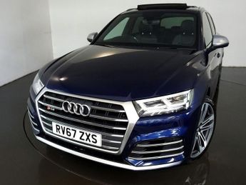 Audi Q5 3.0 SQ5 TFSI QUATTRO 5d-NAVARRA BLUE WITH BLACK DIAMOND STITCHED