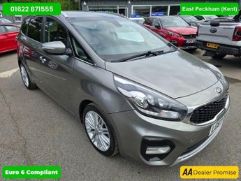 Kia Carens 1.7 CRDI 3 ISG 5d 139 BHP IN SILVER WITH 71,829 MILES AND A FULL