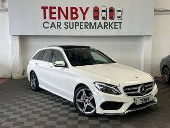 Mercedes C Class 2.1 C220 D AMG LINE PREMIUM PLUS 5d 170 BHP