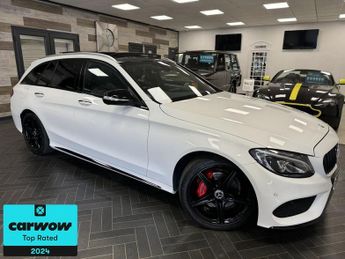 Mercedes C Class 2.0 C200 AMG LINE PREMIUM PLUS 5d 184 BHP