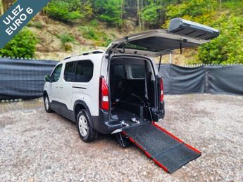 Peugeot Rifter LWB 5 Seat Wheelchair Accessible Disabled Access Ramp Car