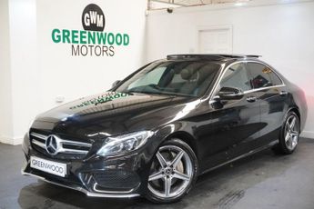 Mercedes C Class 2.1 C300dh AMG Line (Premium Plus) Saloon 4dr Diesel Hybrid G-Tr