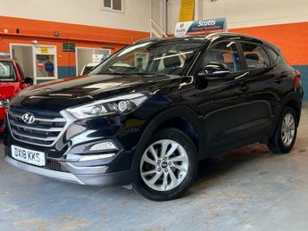 Hyundai Tucson 1.6 GDI SE NAV BLUE DRIVE 5 DOOR PETROL BLACK 1 FORMER KEEPER