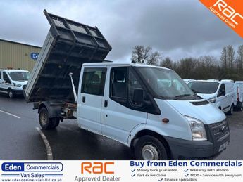 Ford Transit 2.2 350 DRW 0d 124 BHP DOUBKE CAB TIPPER NO VAT