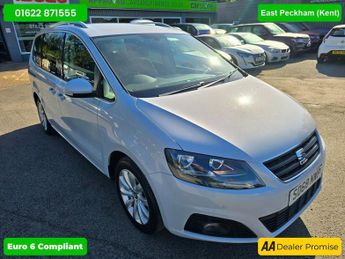 SEAT Alhambra 2.0 TDI SE 5d 148 BHP IN SILVER WITH 58,000 MILES AND A FULL SER