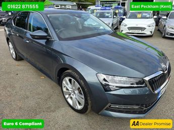 Skoda Superb 1.4 SE L IV DSG 5d 215 BHP IN GREY WITH 35,000 MILES AND A FULL 