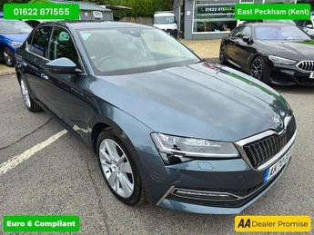 Skoda Superb 1.4 SE L IV DSG 5d 215 BHP IN GREY WITH 63,800 MILES AND A FULL 