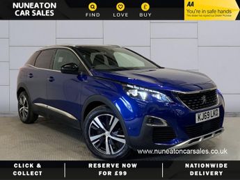 Peugeot 3008 1.2 PURETECH S/S GT LINE 5d 129 BHP