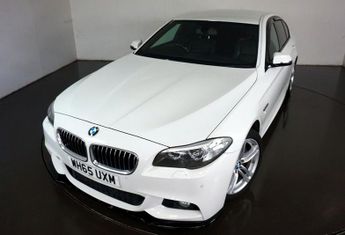 BMW 520 2.0 520D M SPORT 4d 188 BHP-ALPINE WHITE WITH HEATED BLACK DAKOT