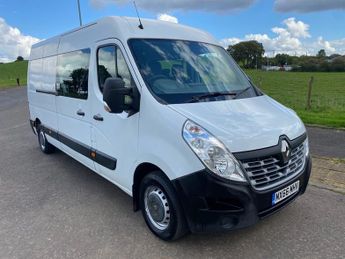 Renault Master 2.3 DCI LM35 BUSINESS ENERGY 9 SEAT CREW VAN NO VAT 110 BHP