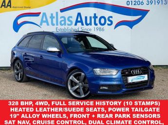 Audi A4 3.0 S4 AVANT QUATTRO BLACK EDITION NAV 5d 328 BHP