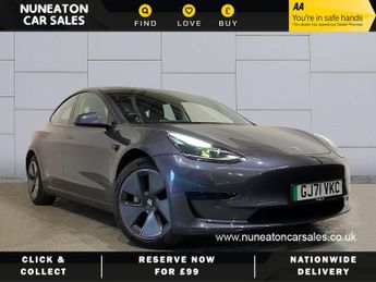 Tesla Model 3 STANDARD RANGE PLUS 4d 302 BHP