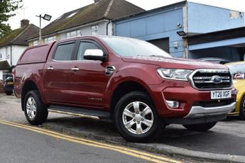 Ford Ranger 2.0 LIMITED ECOBLUE 2d 168 BHP 1 OWNER REAR CANOPY NO VAT TO PAY