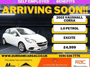 Vauxhall Corsa 1.0L EXCITE AC ECOFLEX S/S 3d 113 BHP