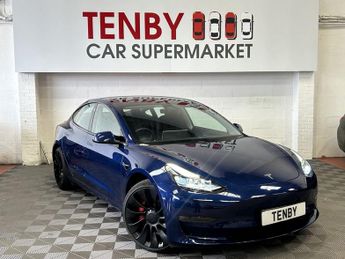 Tesla Model 3 PERFORMANCE AWD 4d 302 BHP