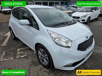 Kia Venga 1.6 3 5d 124 BHP IN WHITE WITH 35,000 MILES AND A FULL SERVICE H