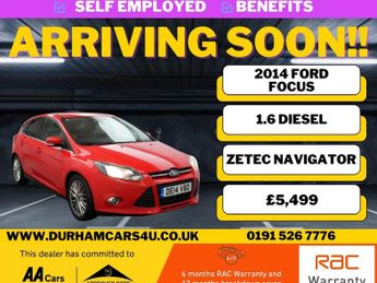 Ford Focus 1.6L ZETEC NAVIGATOR TDCI 5d 113 BHP