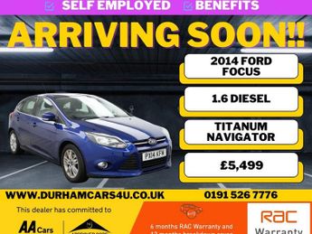 Ford Focus 1.6L TITANIUM NAVIGATOR TDCI 5d 113 BHP