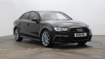 Audi A3 1.5 TFSI BLACK EDITION 4d 148 BHP