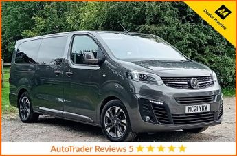 Vauxhall Vivaro 2.0 ELITE L S/S 5d 143 BHP.*8 SEATS*LWB*LEATHER*SAT NAV*GLASS RO