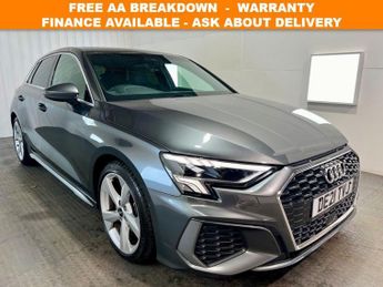 Audi A3 1.0 TFSI 30 S line Sportback 5dr Petrol S Tronic Euro 6 (s/s) (1