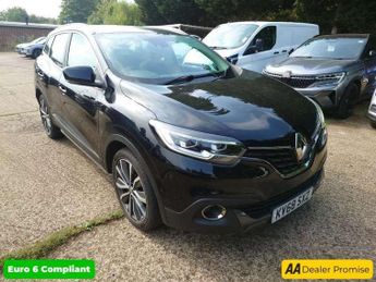 Renault Kadjar 1.3 SIGNATURE S NAV TCE 5d 139 BHP IN BLACK WITH 44,400 MILES AN