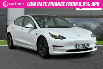 Tesla Model 3 LONG RANGE AWD 4d 302 BHP Panoramic Roof, Autopilot, Full Black 