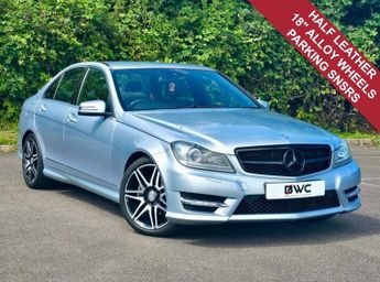 Mercedes C Class 2.1 C220 CDI BLUEEFFICIENCY AMG SPORT PLUS 4d 168 BHP