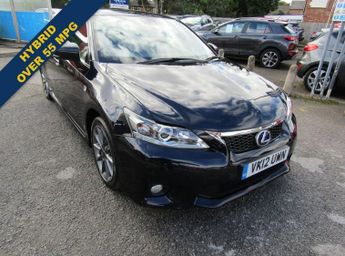 Lexus CT 1.8 200h F Sport Hatchback 5dr Petrol Hybrid CVT Euro 5 (s/s) (1