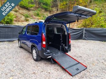 Peugeot Rifter 5 Seat Auto Petrol Wheelchair Accessible Disabled Access Ramp Ca