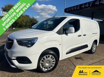 Vauxhall Combo 1.5 Turbo D 2300 Sportive Panel Van 4dr Diesel Manual L2 H1 Euro