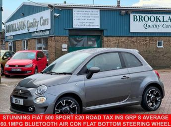 Fiat 500 1.2 S 3 Door ElectroClash Grey 69 BHP