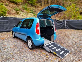 Skoda Roomster 3 Seat Petrol Wheelchair Accessible Disabled Access Ramp Car