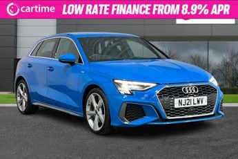 Audi A3 2.0 SPORTBACK TDI S LINE 5d 115 BHP Touchscreen, Apple CarPlay /