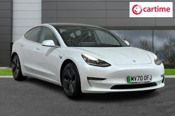 Tesla Model 3 LONG RANGE AWD 4d 302 BHP Panoramic Roof, Autopilot, Full Black 