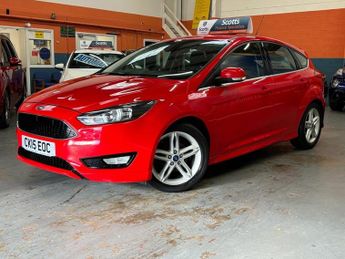 Ford Focus 1.6 TDCi Zetec S Hatchback 5 DOOR DIESEL RED LOW TAX