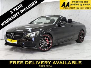 Mercedes C Class 2.1 C220d AMG Line Cabriolet 2dr Diesel G-Tronic+ Euro 6 (s/s) (