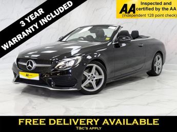 Mercedes C Class 2.1 C220d AMG Line Cabriolet 2dr Diesel G-Tronic+ Euro 6 (s/s) (