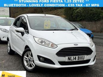 Ford Fiesta 1.25 Zetec Hatchback 5dr Petrol Manual Euro 5 (82 ps)