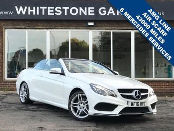 Mercedes E Class 2.1 E220 BlueTEC AMG Line Cabriolet 2dr Diesel G-Tronic+ Euro 6 