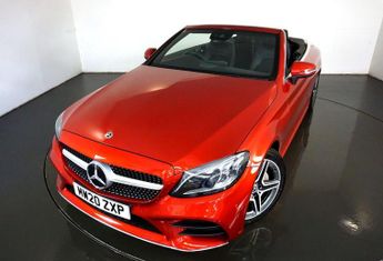 Mercedes C Class 2.0 C220d AMG LINE PREMIUM FINISHED IN HYACINTH RED WITH HALF LE