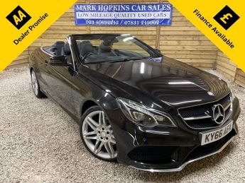 Mercedes E Class 2.1 E220d AMG Line Edition Cabriolet 2dr Diesel G-Tronic+ Euro 6