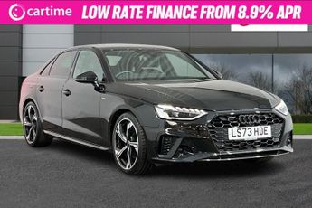 Audi A4 2.0 TFSI S LINE BLACK EDITION MHEV 4d 148 BHP Rear View Camera, 