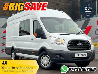 Ford Transit 2.0 350 EcoBlue Crew Van Double Cab 6dr Diesel Manual RWD L4 H3 