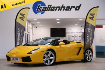 Lamborghini Gallardo 5.0 V10 Spyder 2dr Petrol EGear 4WD Euro 4 (520 ps)