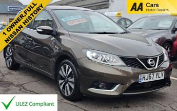 Nissan Pulsar AUTOMATIC 1.2 DIG-T Tekna Hatchback 5dr Petrol XTRON Euro 6 (s/s