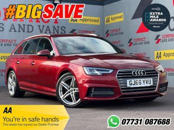 Audi A4 2.0 TDI S line Estate 5dr Diesel S Tronic Euro 6 (s/s) (150 ps)